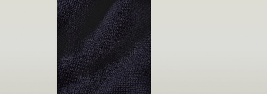 milano strickpullover mit halbem reißverschluss