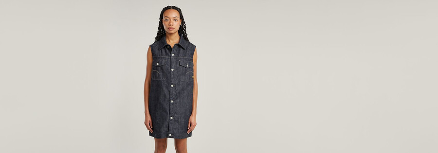 oversize-kleid ärmellos