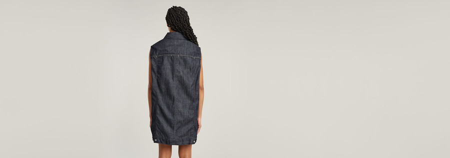 oversize-kleid ärmellos