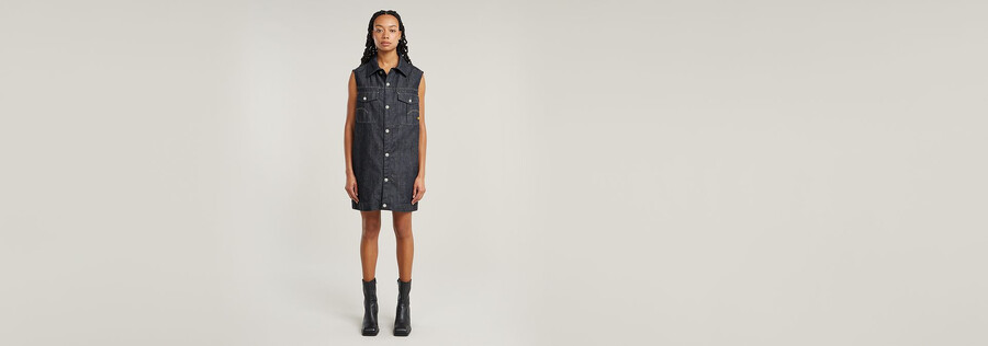 oversize-kleid ärmellos