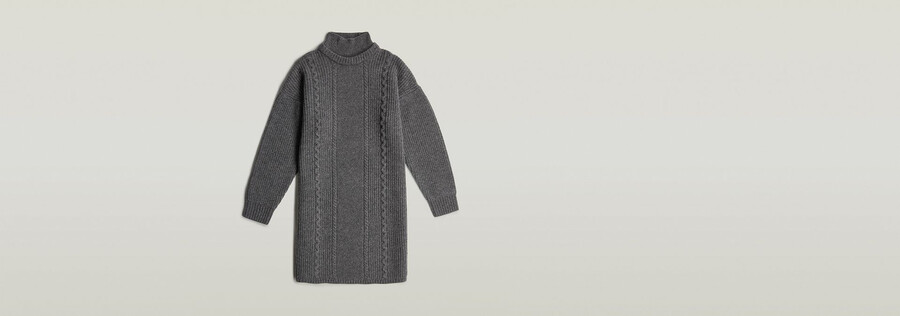 zopfstrickkleid