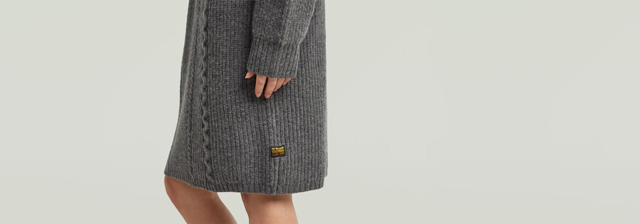 zopfstrickkleid