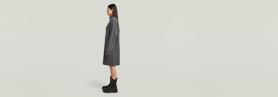 zopfstrickkleid
