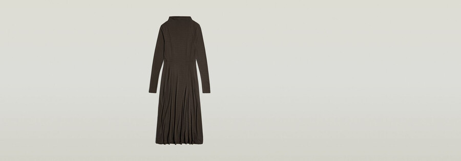 jerseykleid mit drapierung