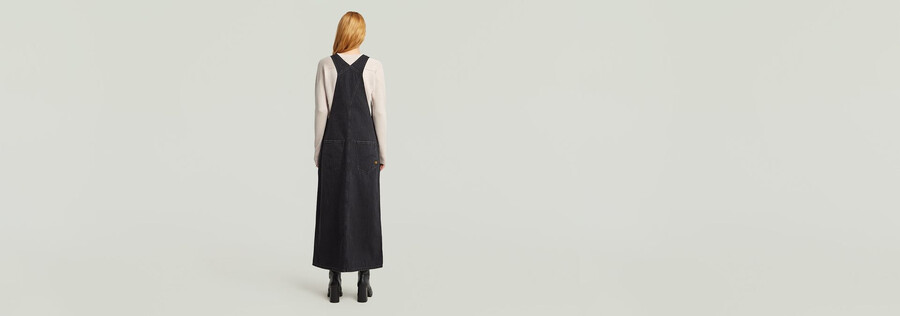 skater maxi latzkleid
