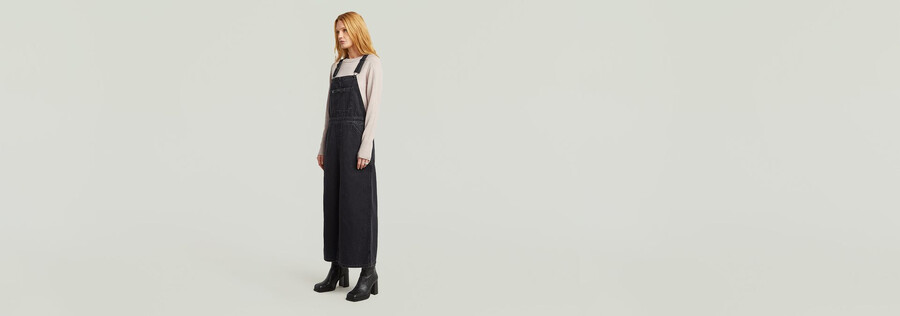 skater maxi latzkleid