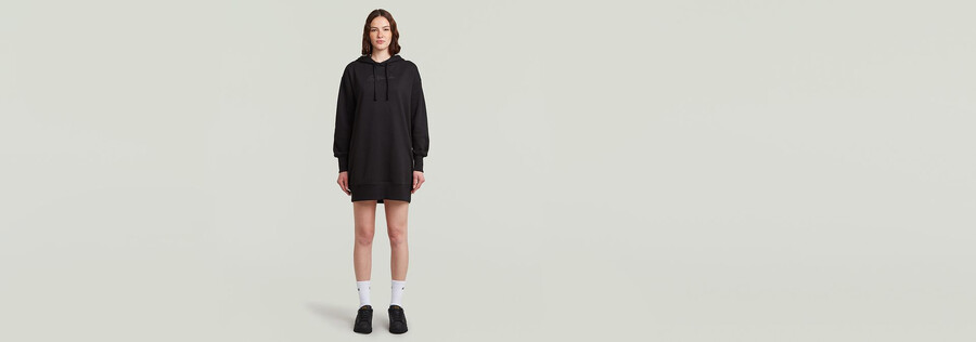 kapuzenpulloverkleid