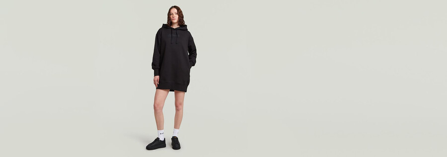 kapuzenpulloverkleid