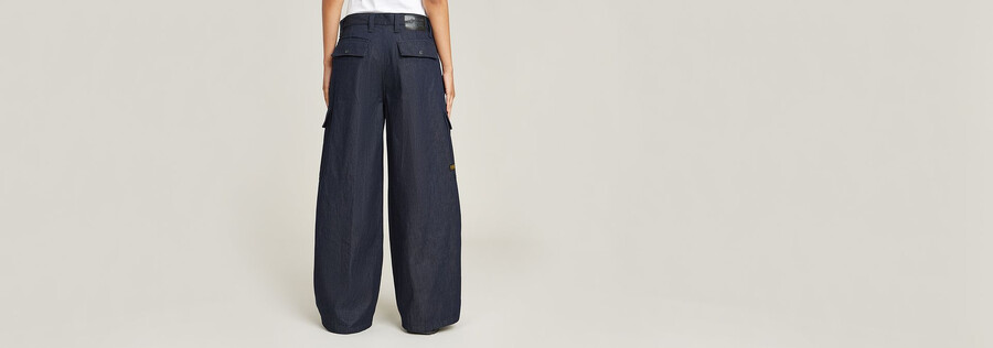 mega cargo pants denim