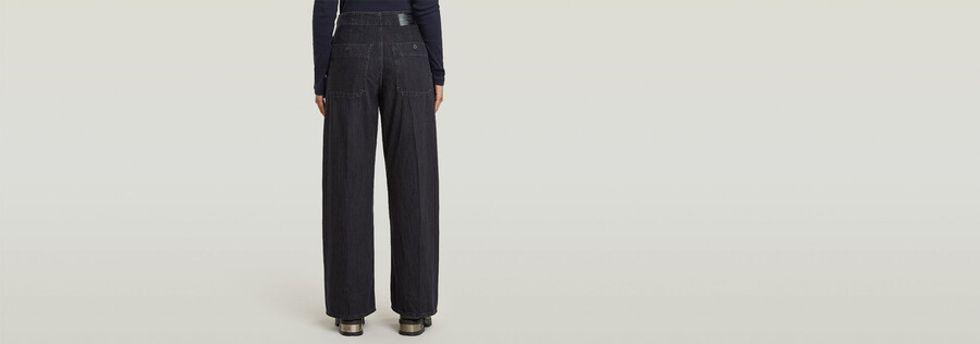 locker sitzende cargo-jeans mit gürtel