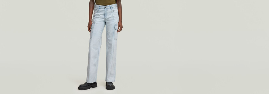 judee cargo low waist loose jeans
