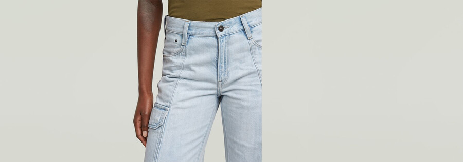 judee cargo low waist loose jeans