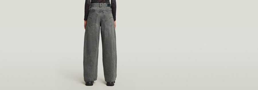 skater high loose jeans