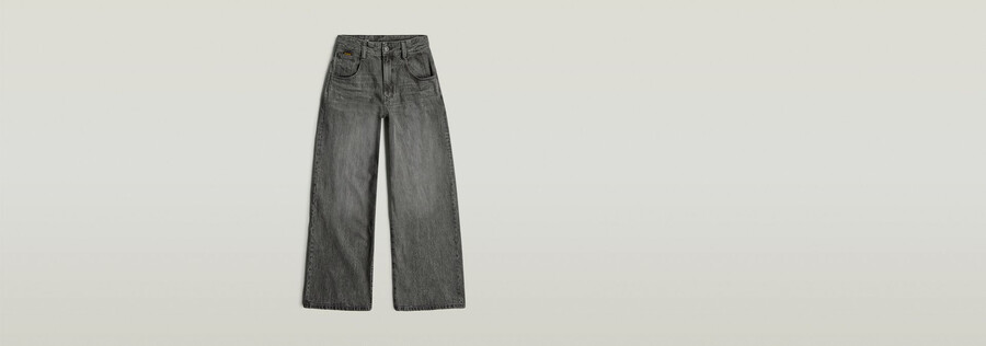 skater high loose jeans