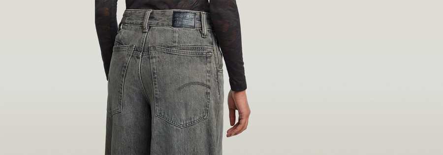 skater high loose jeans