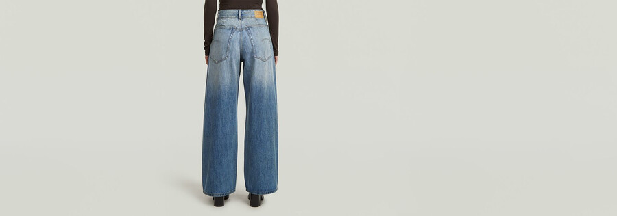 skater high loose jeans