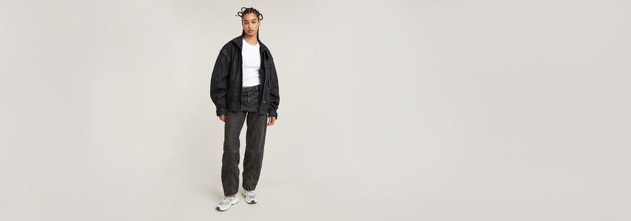 judee biker low waist loose jeans