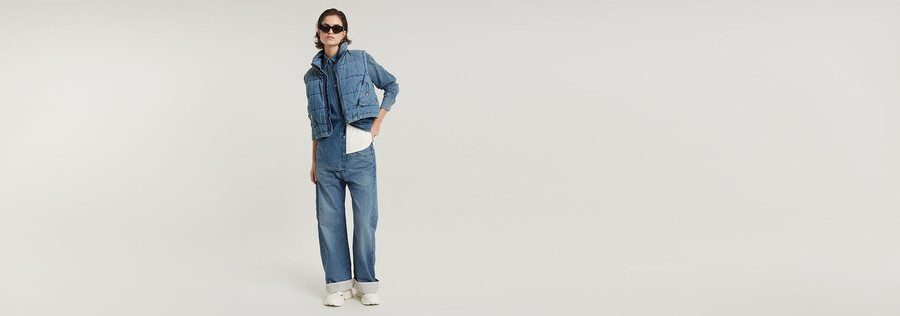 bowey lined loose jeans