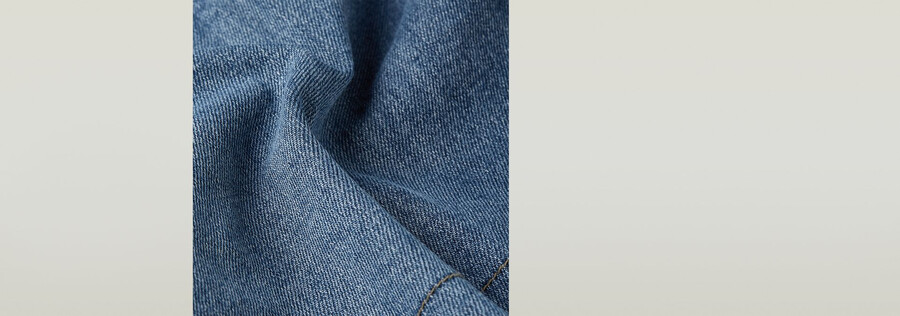 plissierte lockere jeans