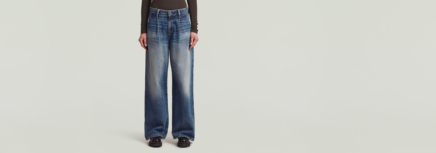 skater chino high loose jeans