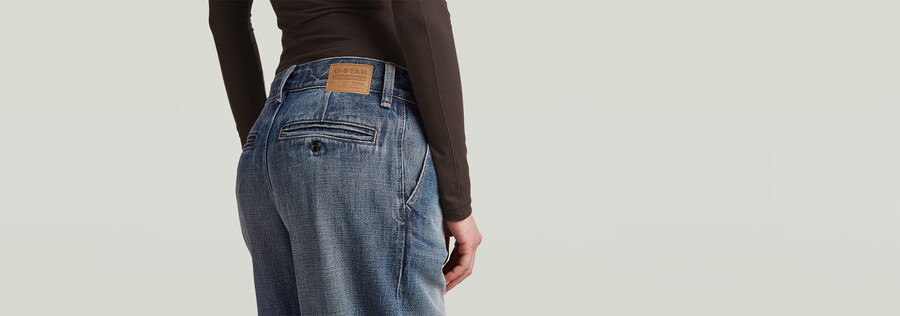 skater chino high loose jeans
