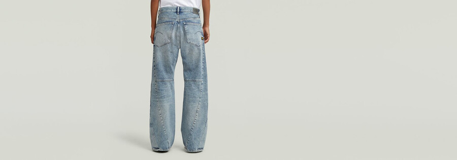 contor wide pleat jeans