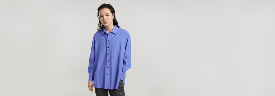 boyfriend pintuck shirt