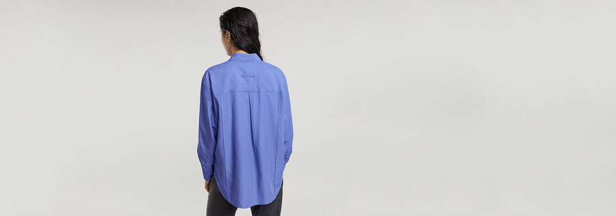 boyfriend pintuck shirt
