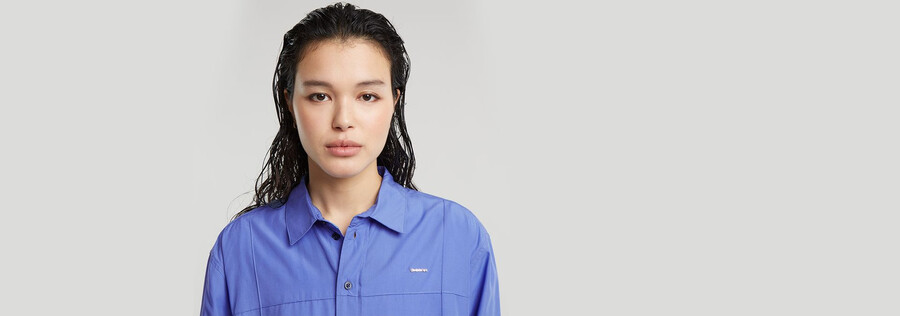 boyfriend pintuck shirt