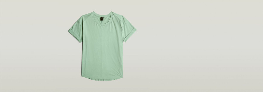 zusammengerolltes freund-t-shirt