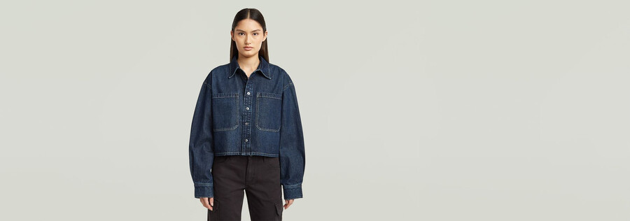 kastenförmiges 2-pocket-overshirt
