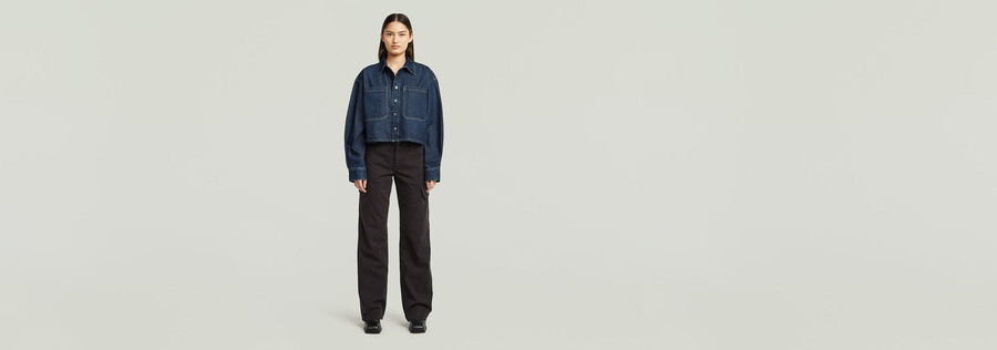 kastenförmiges 2-pocket-overshirt