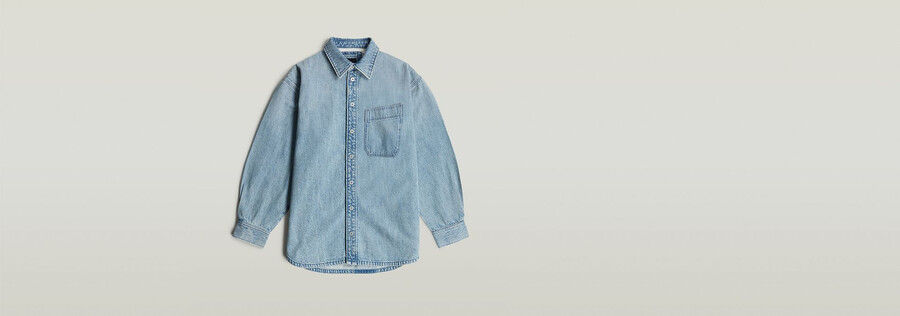 maxi-overshirt mit einer tasche