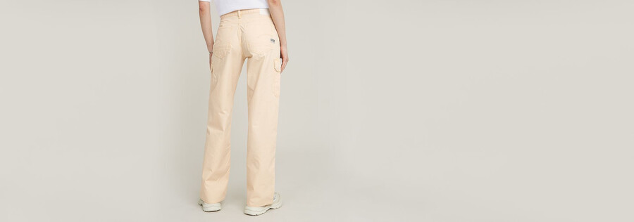 judee cargohose mit niedrigem bund
