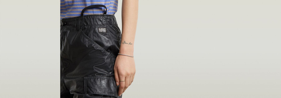 cargo cropped drawcord