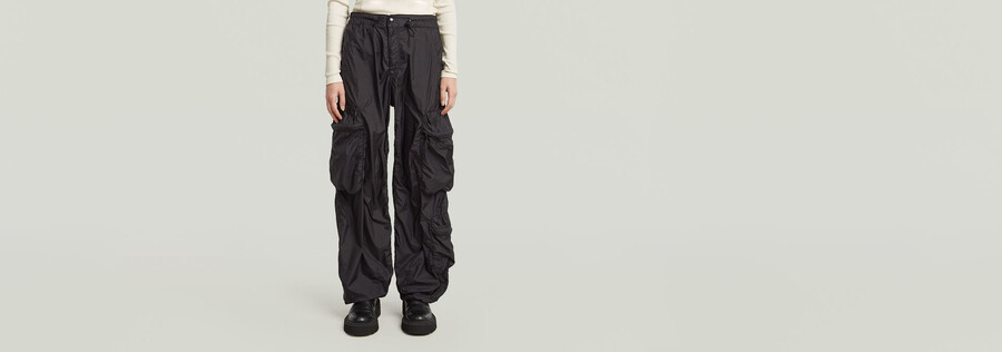 cargohose mit mehreren taschen
