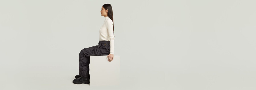 cargohose mit mehreren taschen