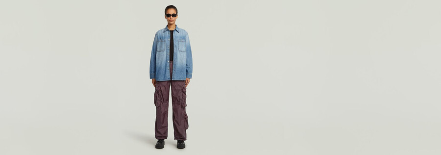 cargohose mit mehreren taschen