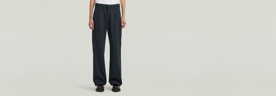 bowey pleated chino