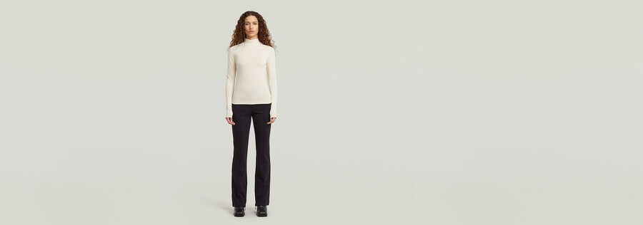 biker-leggings mit reißverschluss