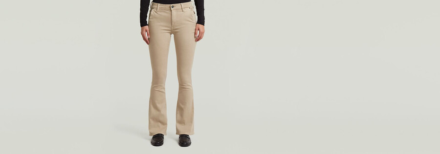 3301 flare chino