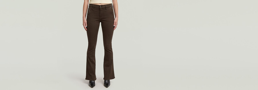 3301 flare chino