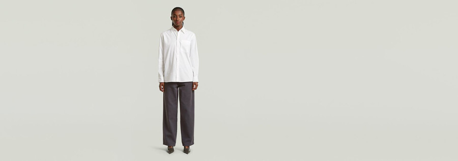 weite faltenhose