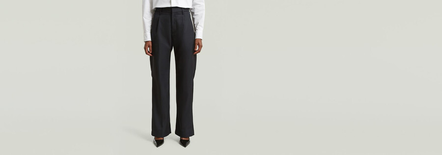 bowey pleated chino