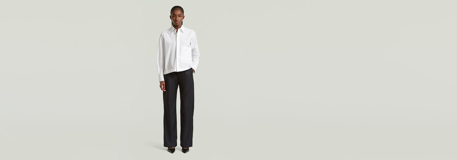 bowey pleated chino