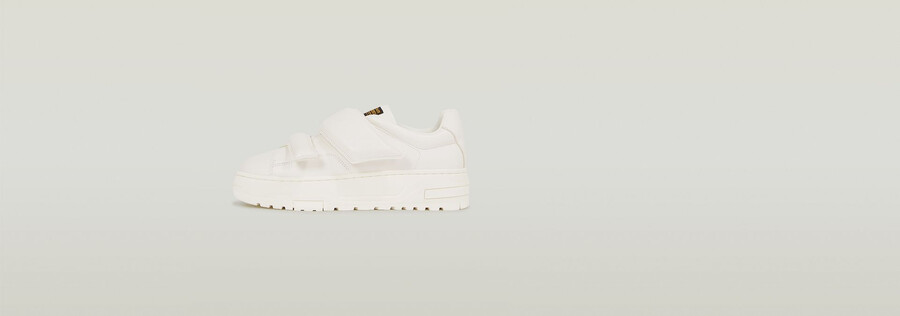 lhana ii leder-sneaker mit klettverschluss