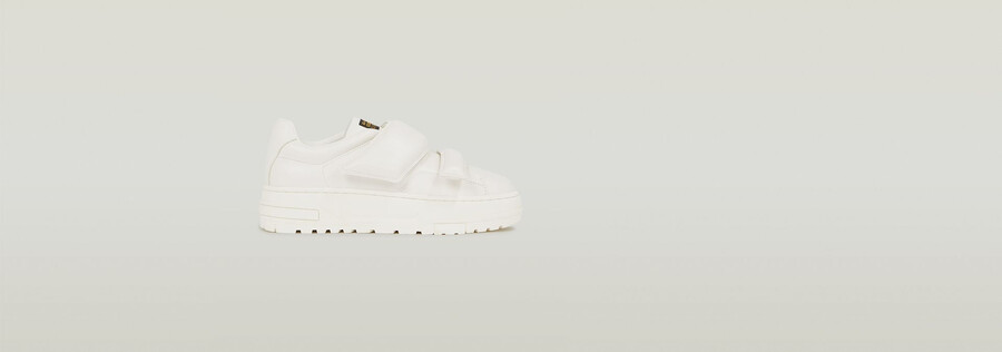lhana ii leder-sneaker mit klettverschluss