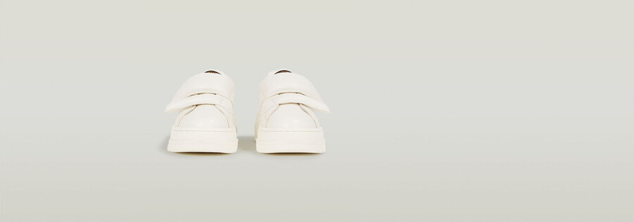 lhana ii leder-sneaker mit klettverschluss