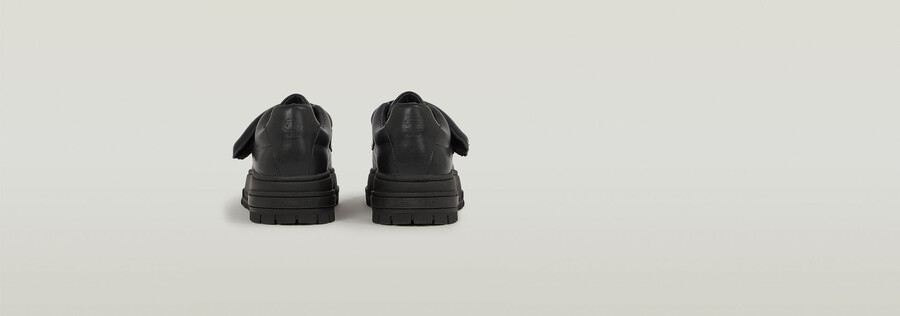 lhana ii leder-sneaker mit klettverschluss