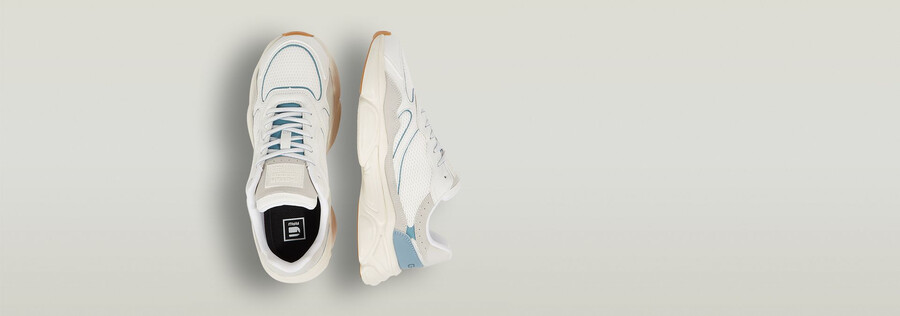 belle contrast sneakers